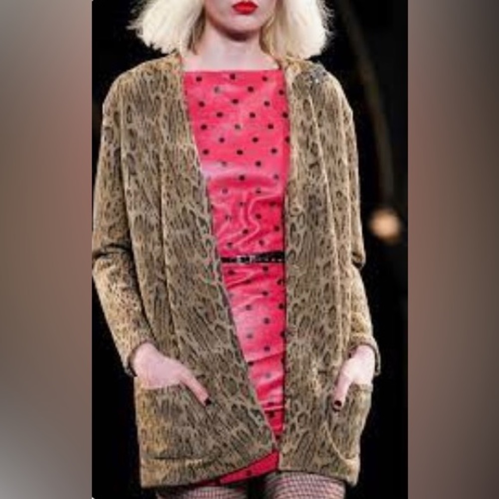 NWOT Saint Laurent Runway Lame Sweater Size XS-S